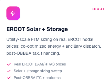 Intellect PLAN Adds Front of the Meter Solar and Storage Sizing for ERCOT